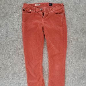 AG Stevie slim straight cord pants 28R